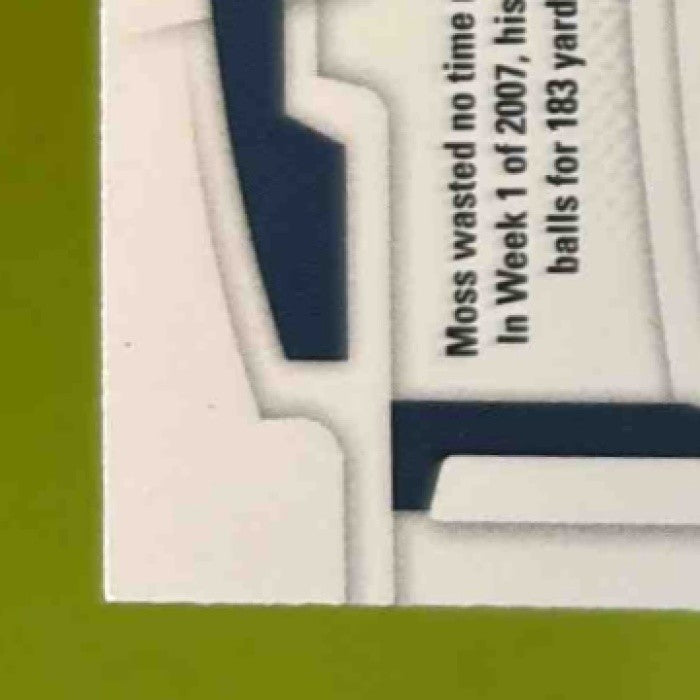 2008 Leaf Rookies & Stars Randy Moss #58 New England Patriots - Sports Cards