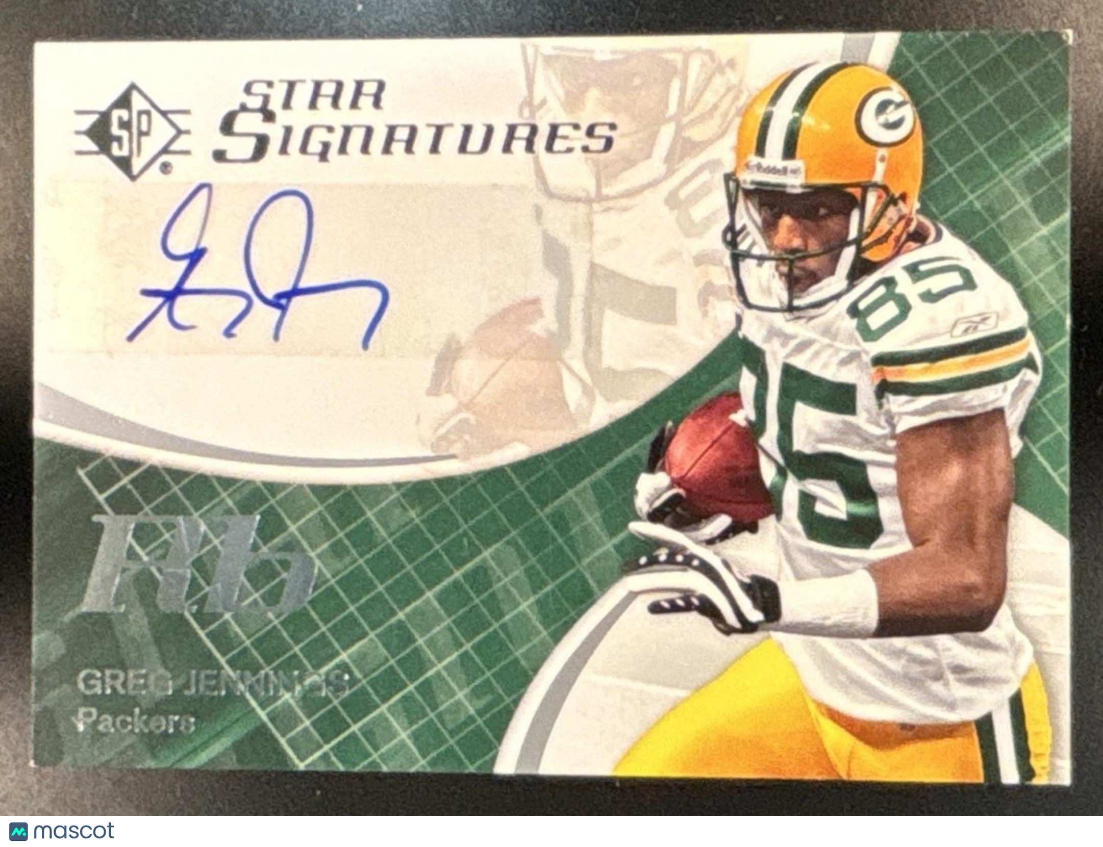 2008 SP Authentic Greg Jennings Star Signatures #SPSS-13 Auto Green Bay Packers - Sports Cards