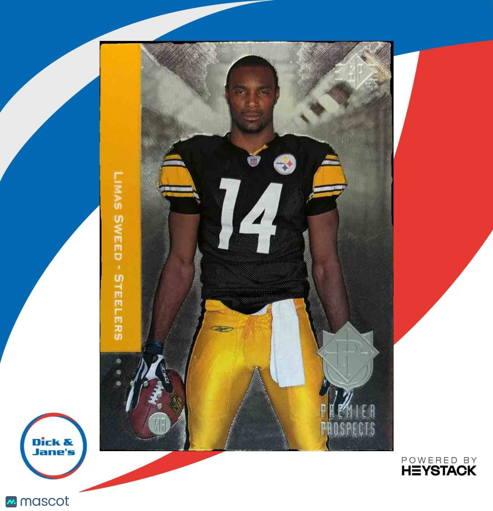 2008 SP Rookie Edition Limas Sweed #236 RC Pittsburgh Steelers - Sports Cards