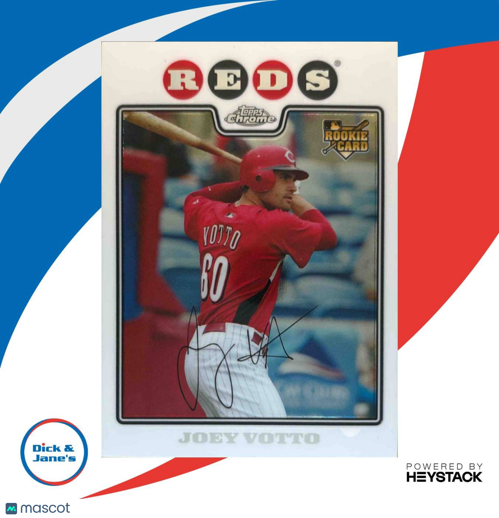 2008 Topps Chrome Joey Votto #196 RC Cincinnati Reds - Sports Cards