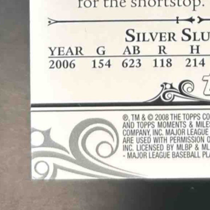 2008 Topps Moments & Milestones Derek Jeter /150 #57 New York Yankees - Sports Cards