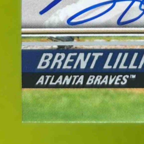 2008 Topps Stadium Club Brent Lillibridge #157 Auto RC Atlanta Braves - Sports Cards