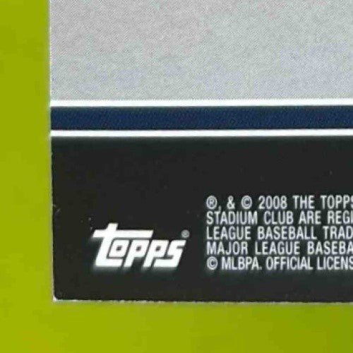 2008 Topps Stadium Club Elliot Johnson #152 Auto Tampa Bay Rays - Sports Cards