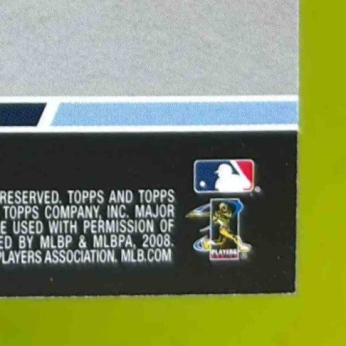 2008 Topps Stadium Club Elliot Johnson #152 Auto Tampa Bay Rays - Sports Cards