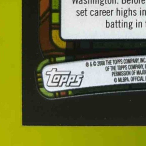 2008 Topps Stadium Club Lastings Milledge Beam Team Auto Washington Nationals - Sports Cards