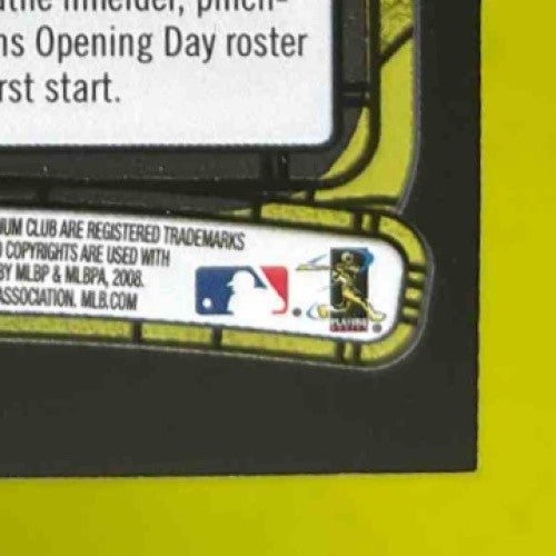 2008 Topps Stadium Club Matt Tolbert Beam Team Auto Black and White /99 RC Twins - Sports Cards