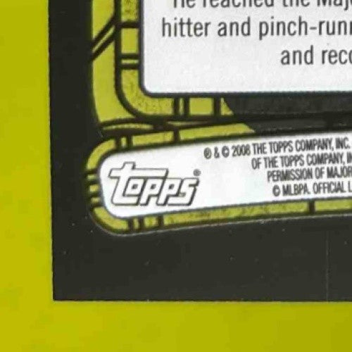 2008 Topps Stadium Club Matt Tolbert Beam Team Auto Black and White /99 RC Twins - Sports Cards