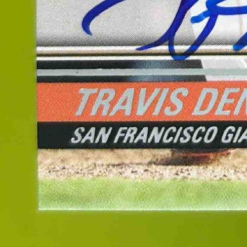 2008 Topps Stadium Club Travis Denker #167 Auto RC San Francisco Giants - Sports Cards