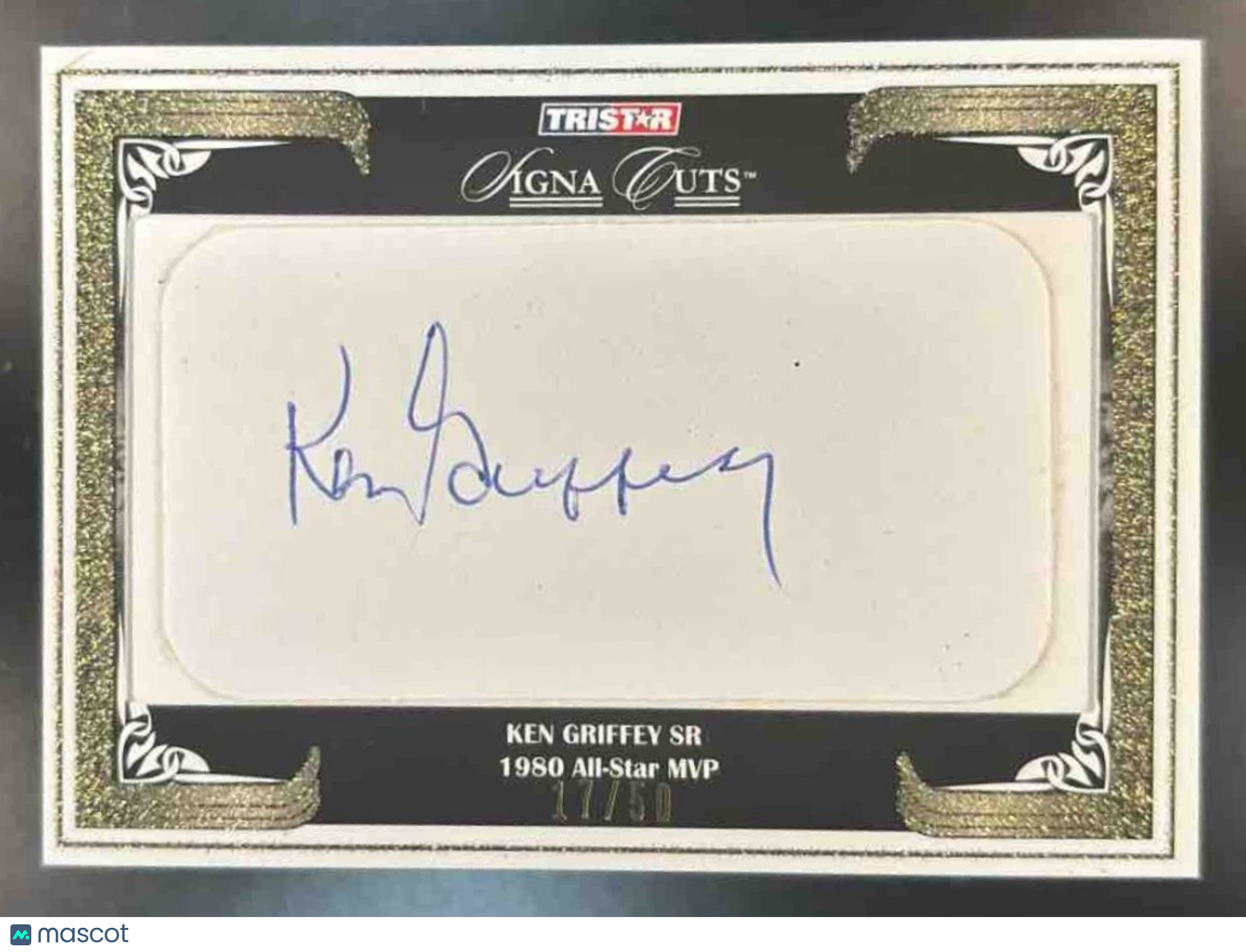 2008 TriStar Signa Cuts Baseball Ken Griffer Sr Aut0 17/50 Cincinnati Reds - Sports Cards