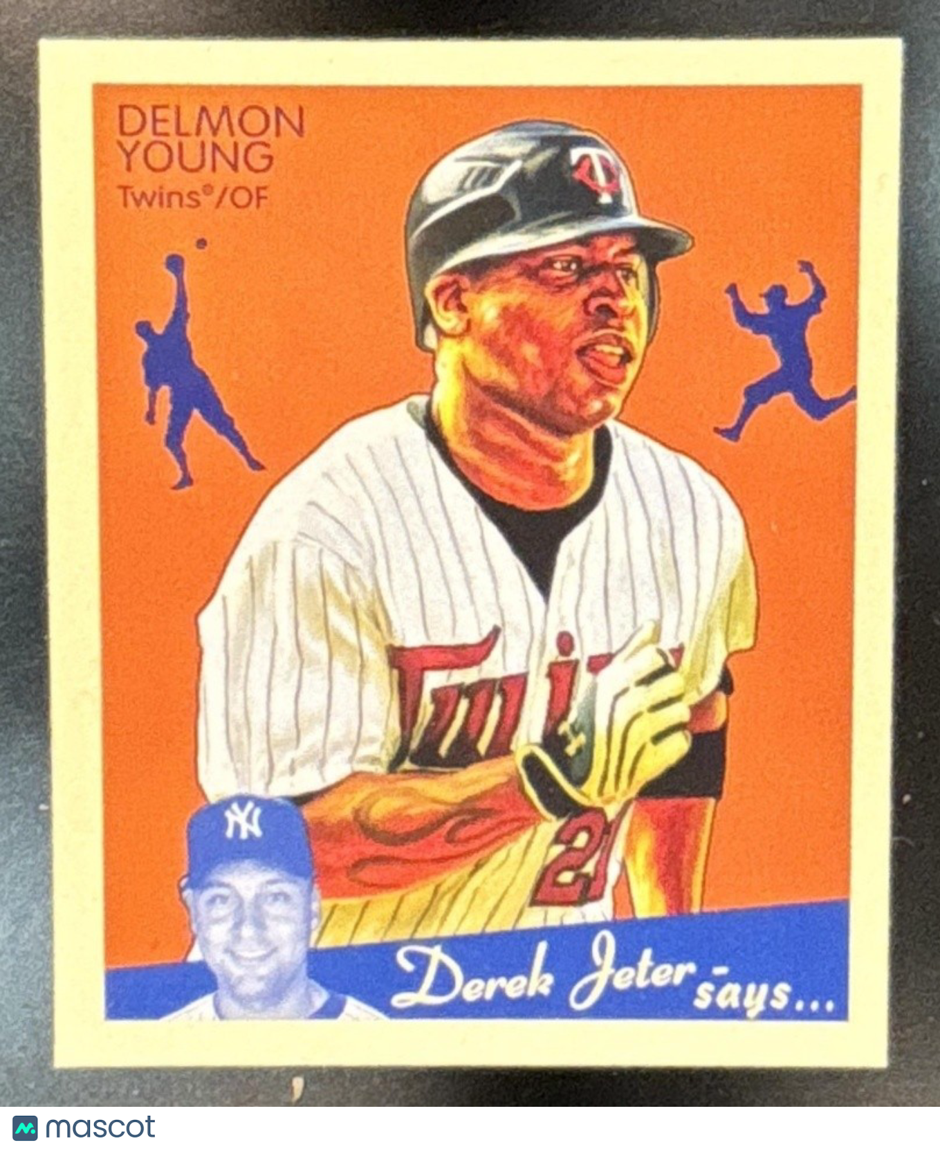 2008 Upper Deck Goudey Delmon Young Mini Red Backs #111 Minnesota Twins - Sports Cards