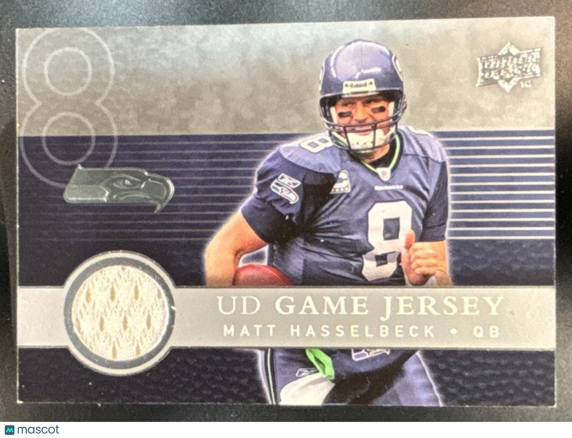 2008 Upper Deck Matt Hasselbeck UD Game Jerseys #UDGJ-MH Seattle Seahawks - Sports Cards