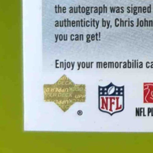 2008 Upper Deck Premier Chris Johnson Rookie Auto Jerseys /60 #105 RC Tennessee - Sports Cards