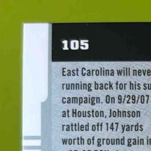 2008 Upper Deck Premier Chris Johnson Rookie Auto Jerseys /60 #105 RC Tennessee - Sports Cards