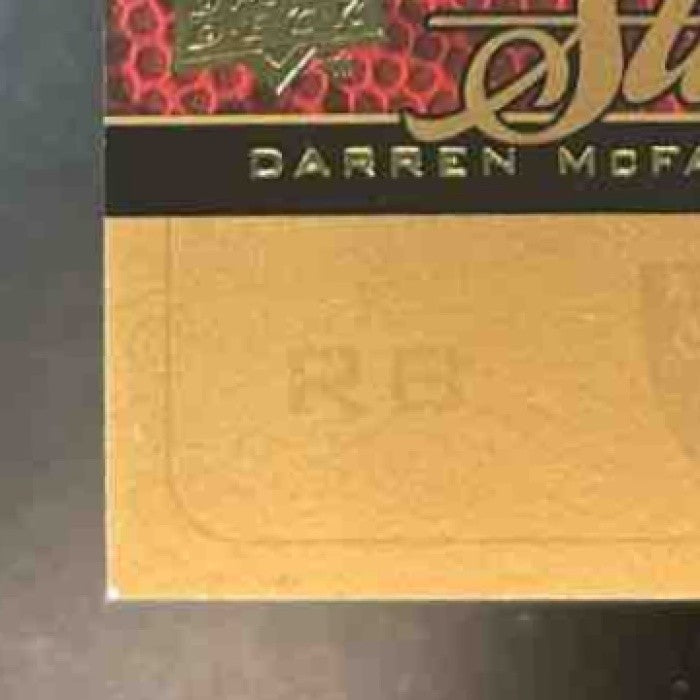 2008 Upper Deck Premier Darren McFadden Stitchings Gold /15 RC Oakland Raiders - Sports Cards