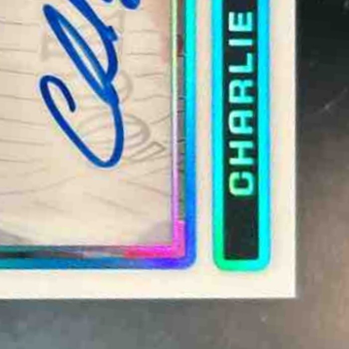 2009 Bowman Charlie Blackmon Chrome Auto Prospects Refractor 100/500 #BCP121 - Sports Cards