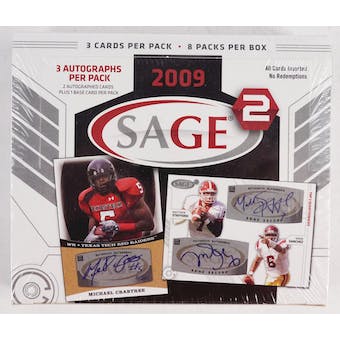 2009 Sage Squared Football Hobby Box - NFL Squared Box