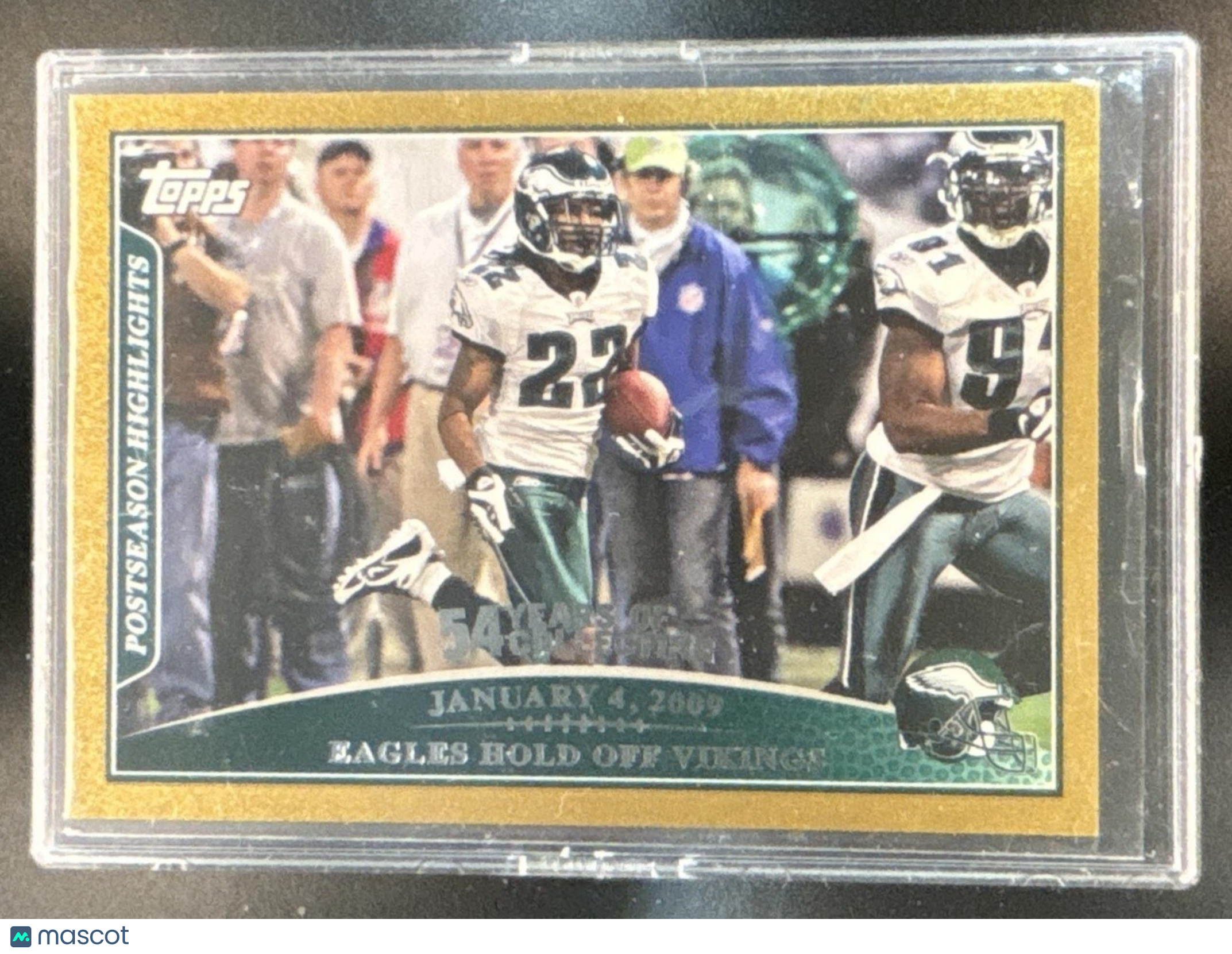 2009 Topps Asante Samuel Gold /2009 #317 Philadelphia Eagles - Sports Cards