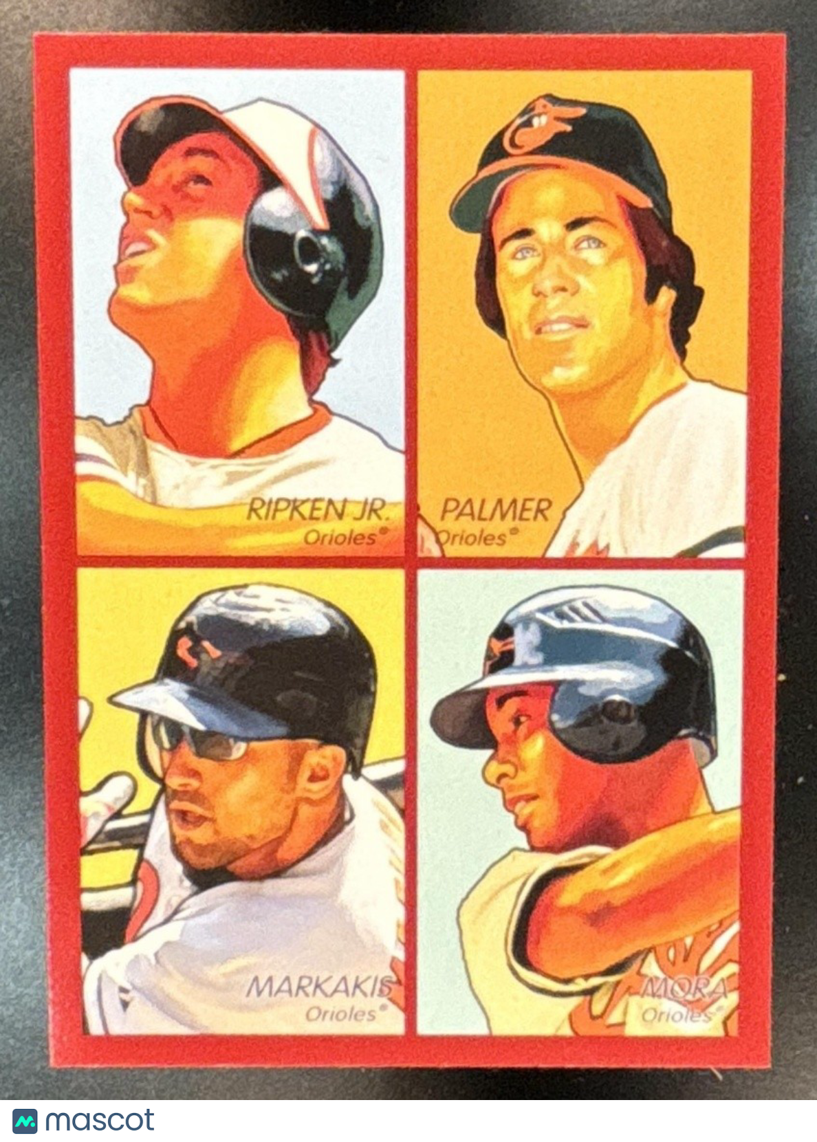 2009 Upper Deck Goudey Cal Ripken Jr. Jim Palmer Melvin Mora Nick Markakis Red - Sports Cards