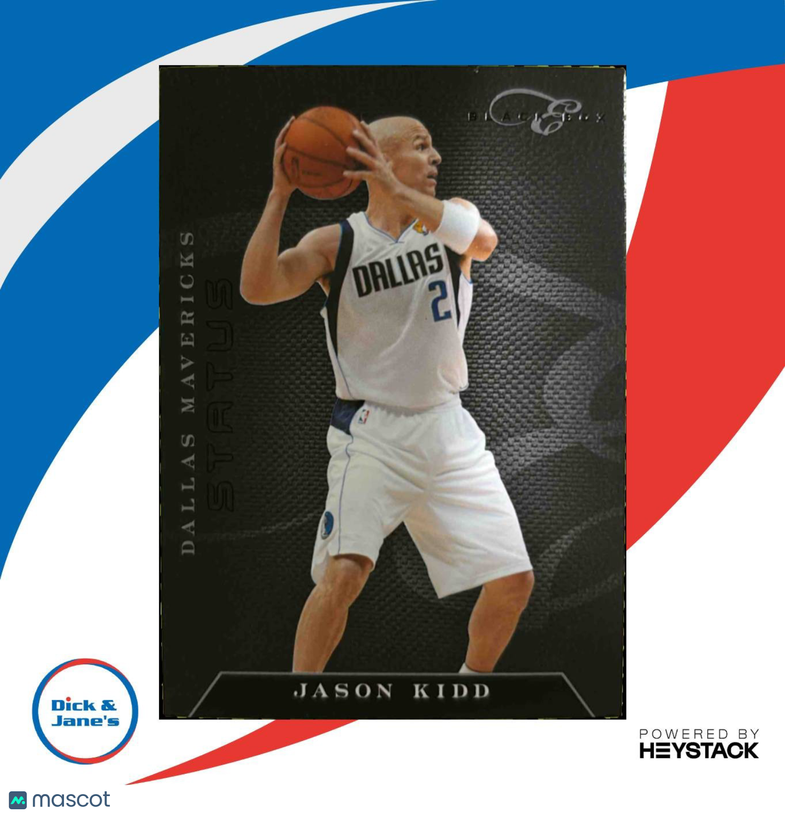 2010-11 Panini Elite Black Box Jason Kidd Status /99 #83 Dallas Mavericks - Sports Cards