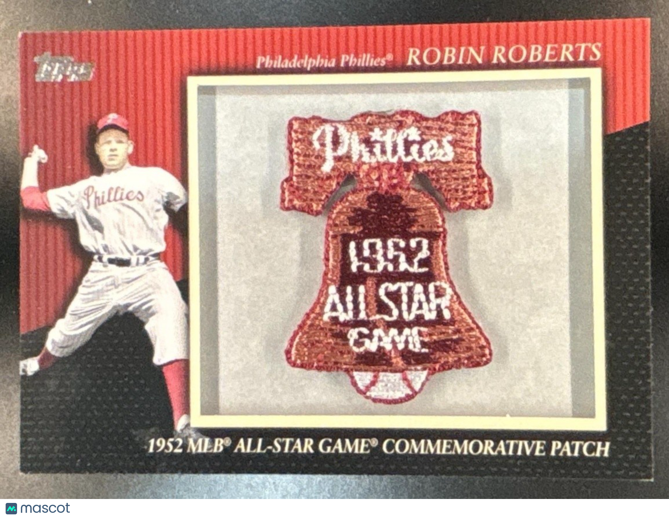 2010 Topps Robin Roberts Manufactured Commemorative Patch #MCP81 Phillies - Sports Cards
