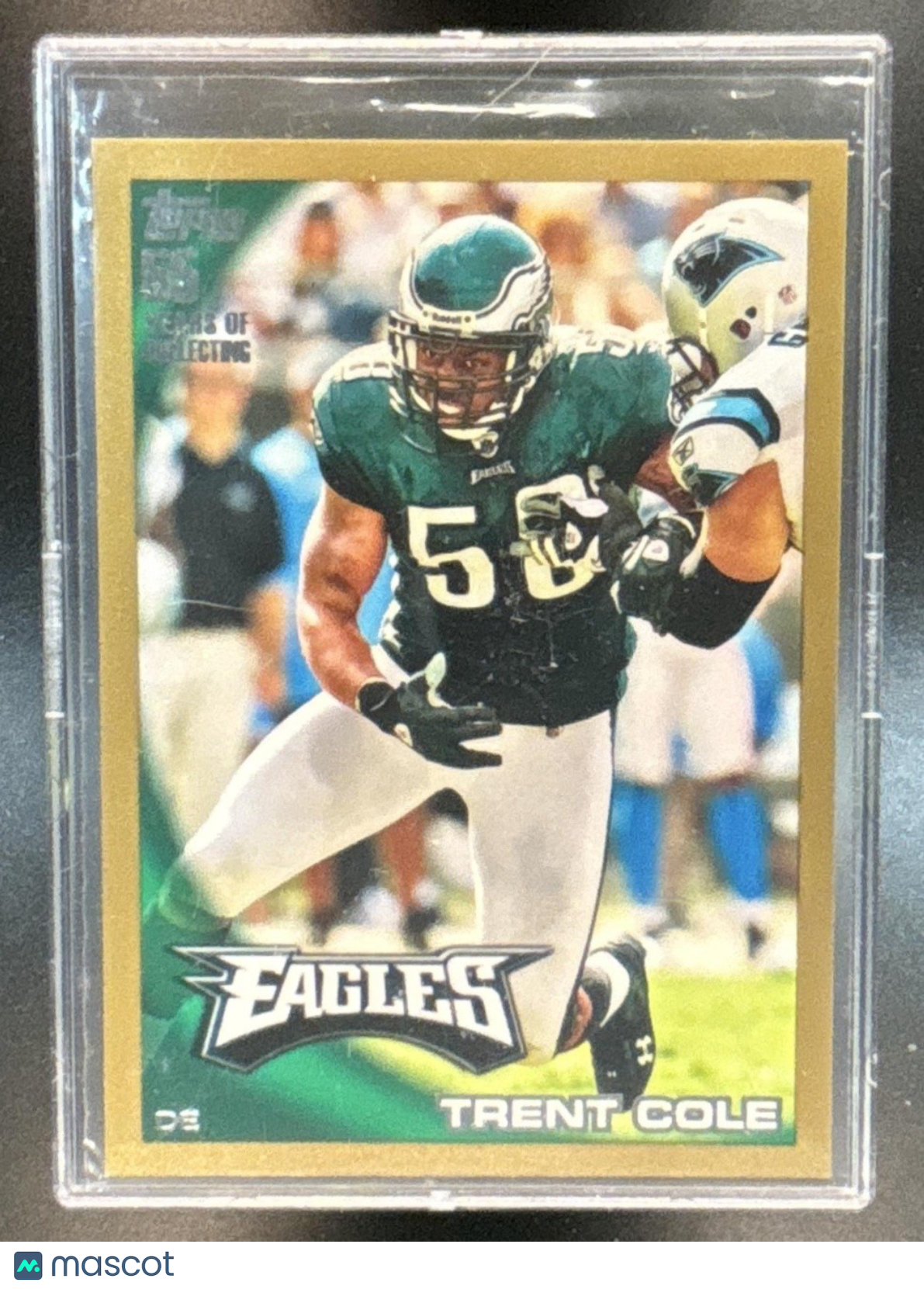 2010 Topps Trent Cole Gold /2010 #256 Philadelphia Eagles - Sports Cards