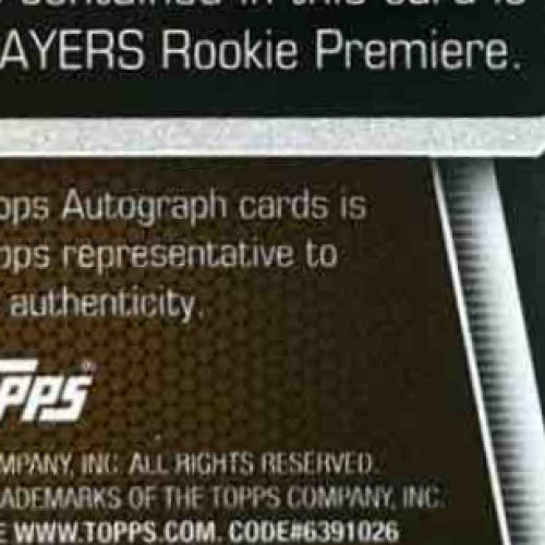 2010 Topps Unrivaled Dexter McCluster Auto Patch /349 RC Kansas City Chiefs - Sports Cards