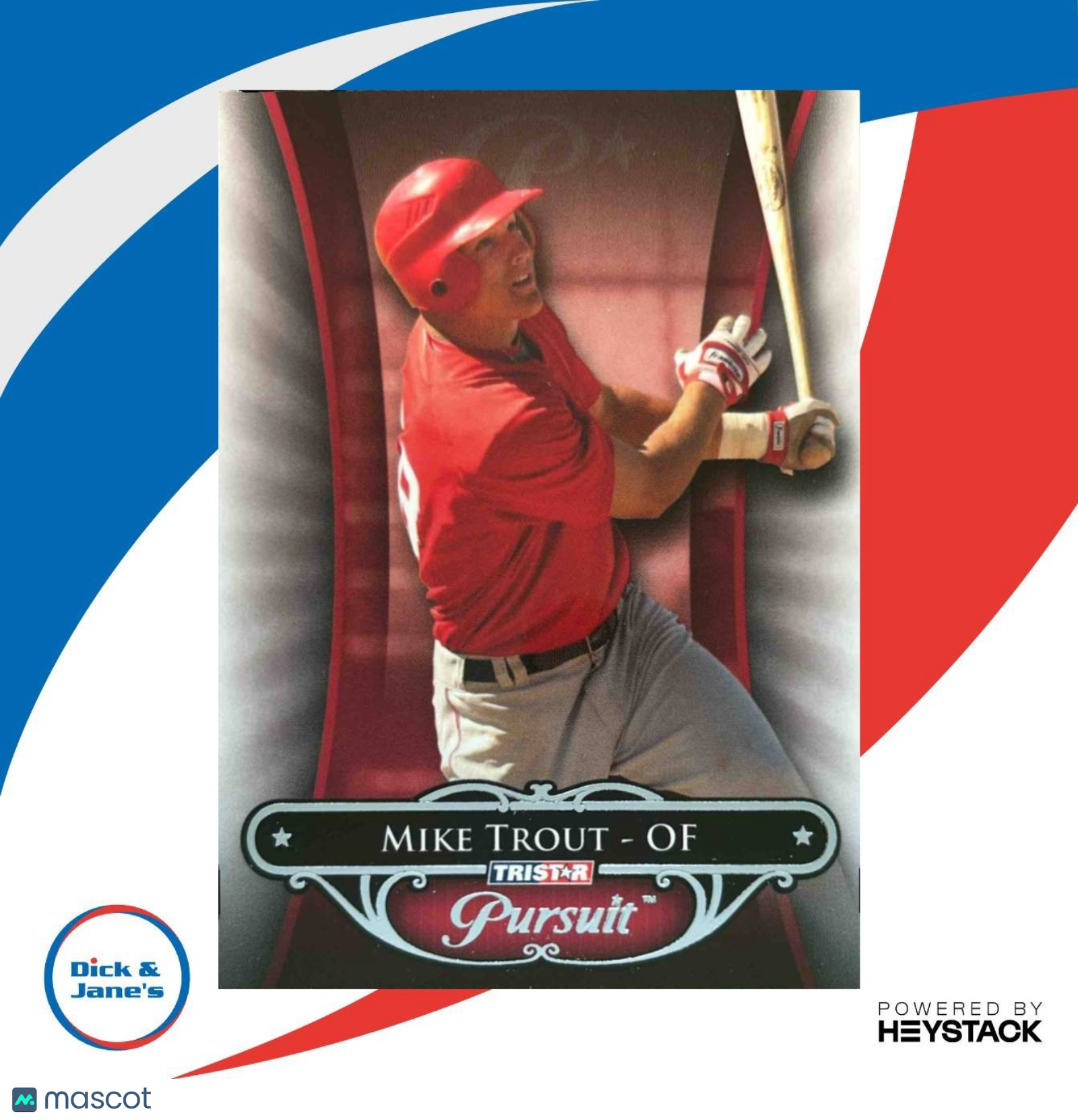 2010 TriStar Pursuit Mike Trout #10 Los Angeles Angels - Sports Cards