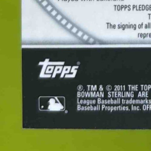 2011 Bowman Sterling Bryan Holaday Prospect Auto Refractor /199 Detroit Tigers - Sports Cards