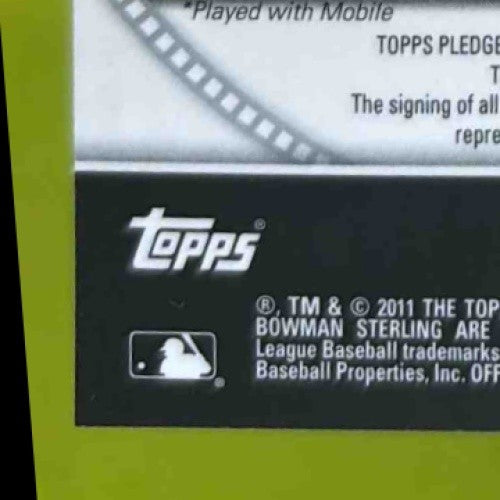 2011 Bowman Sterling Collin Cowgill Prospect Auto #BSP-CC Arizona Diamondbacks - Sports Cards