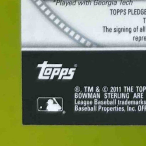 2011 Bowman Sterling Jed Bradley Prospect Auto Chicago Cubs Milwaukee Brewers - Sports Cards