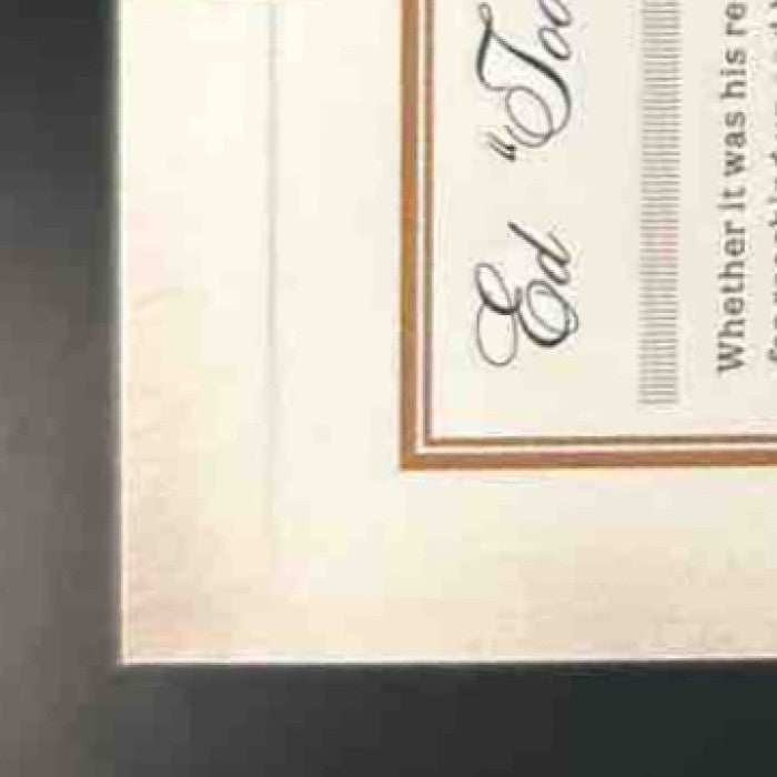2011 Panini Prime Signatures Ed ’Too Tall’ Jones /499 #58 Dallas Cowboys - Sports Cards