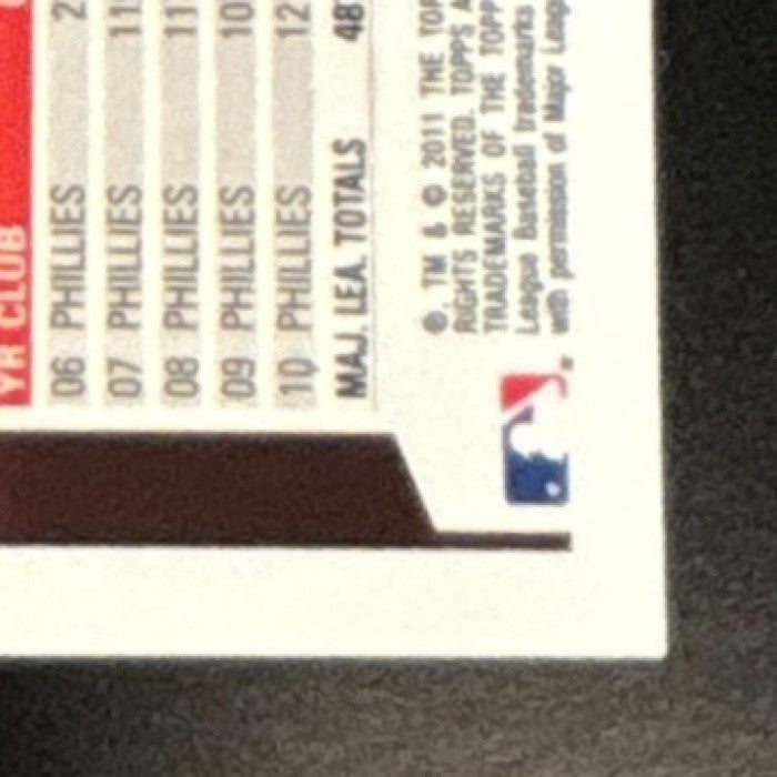 2011 Topps Chrome Carlos Ruiz Gold Refractor /50 #21 Philadelphia Phillies - Sports Cards
