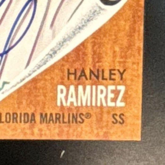 2011 Topps Heritage Hanley Ramirez Real One Auto #ROA-HR - Sports Cards
