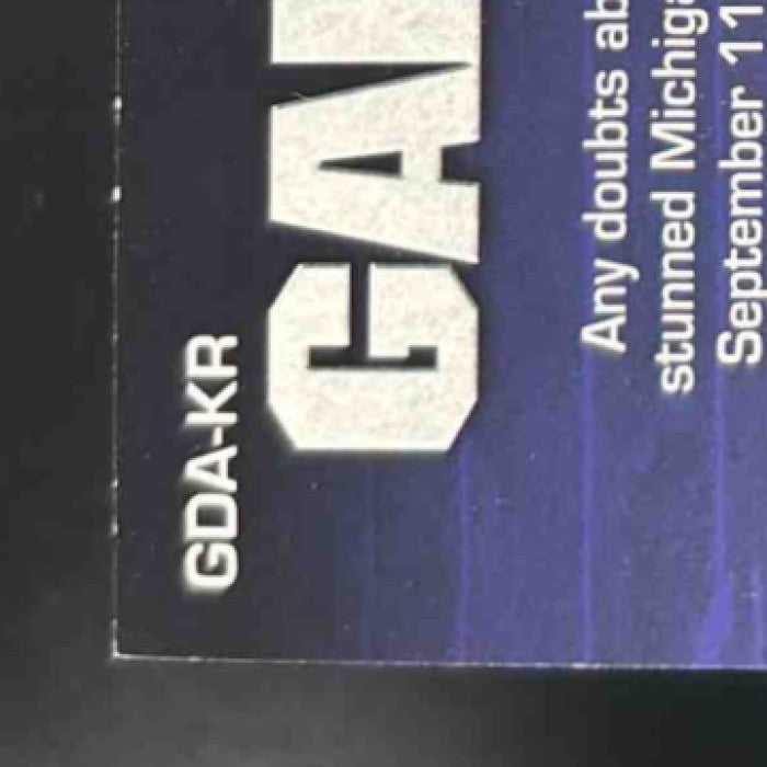2011 Topps Kyle Rudolph Game Day Auto #GDA-KR RC Minnesota Vikings - Sports Cards