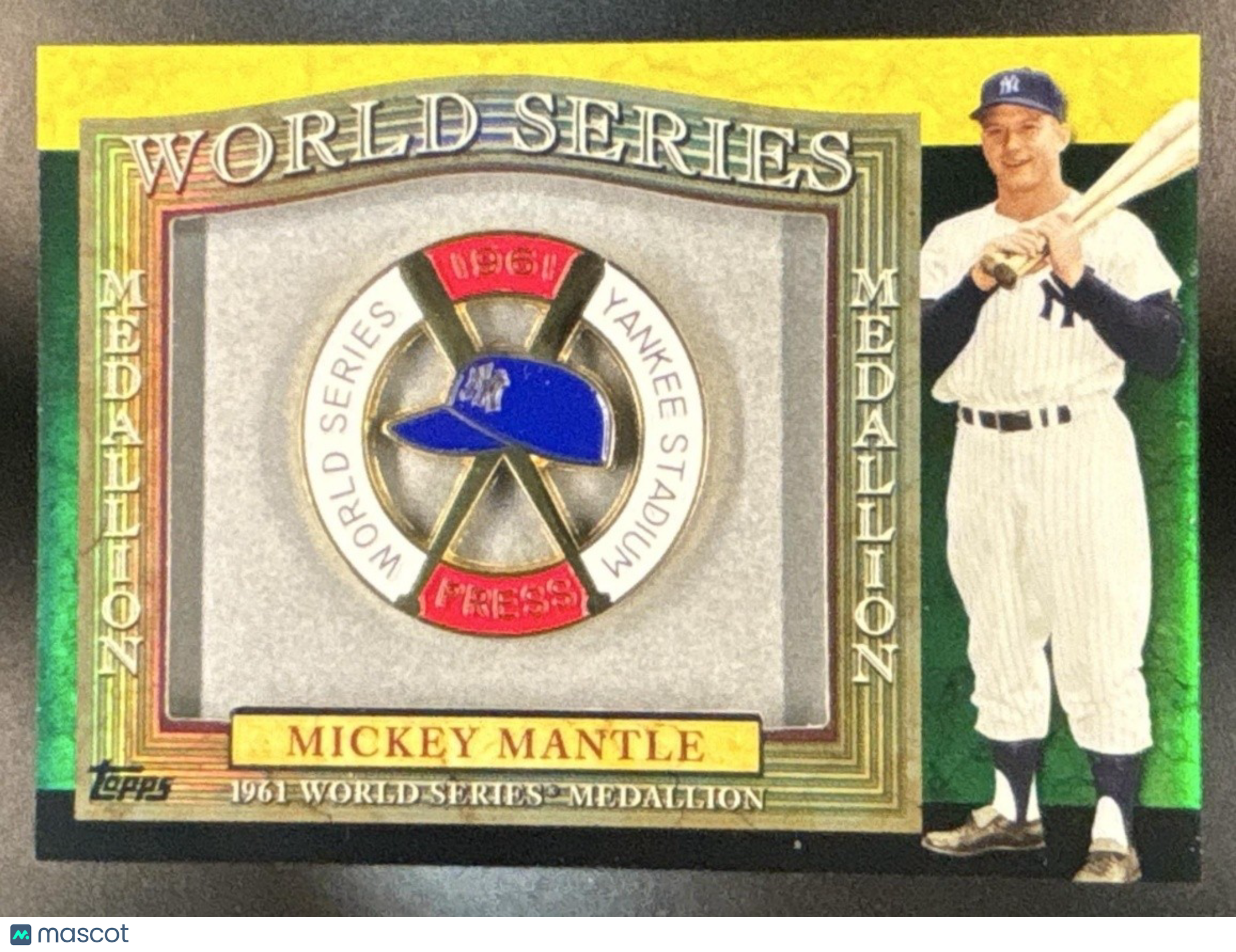 2011 Topps Mickey Mantle World Series Manufactured Medallions New York Yankees - Sports Cards