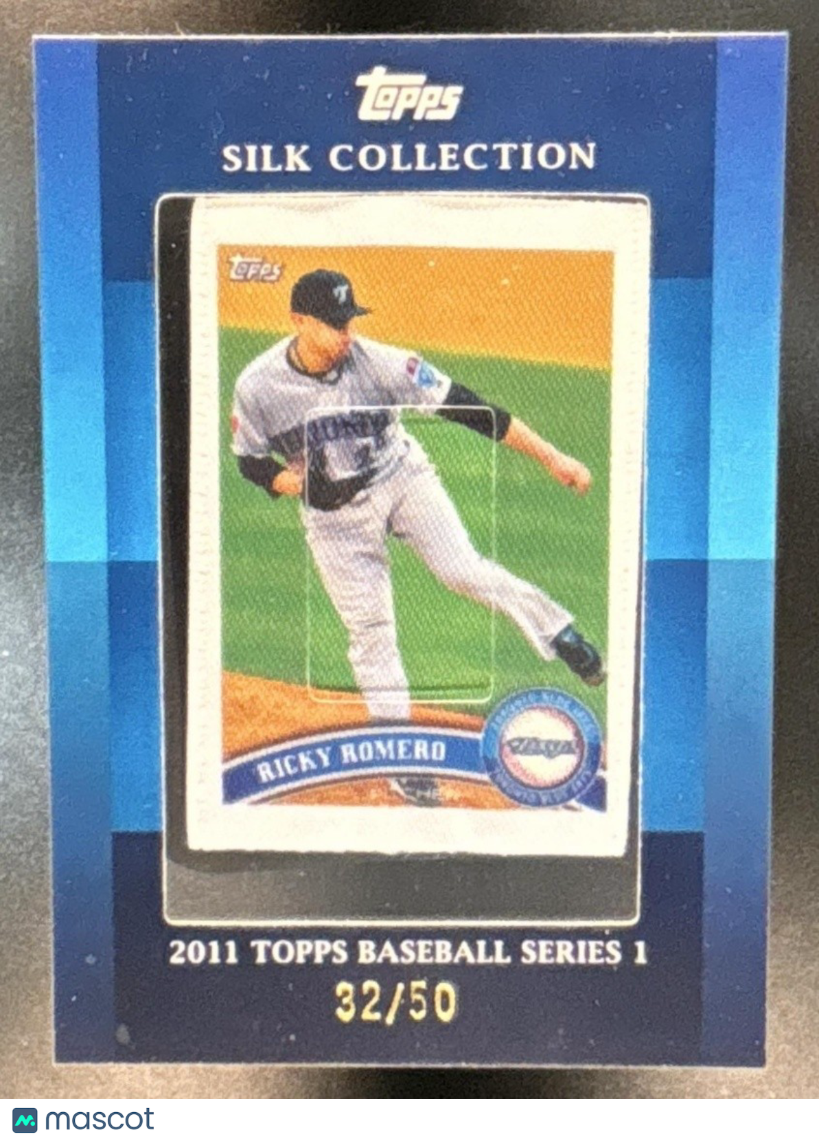 2011 Topps Ricky Romero Silk Collection /50 #62 Toronto Blue Jays - Sports Cards
