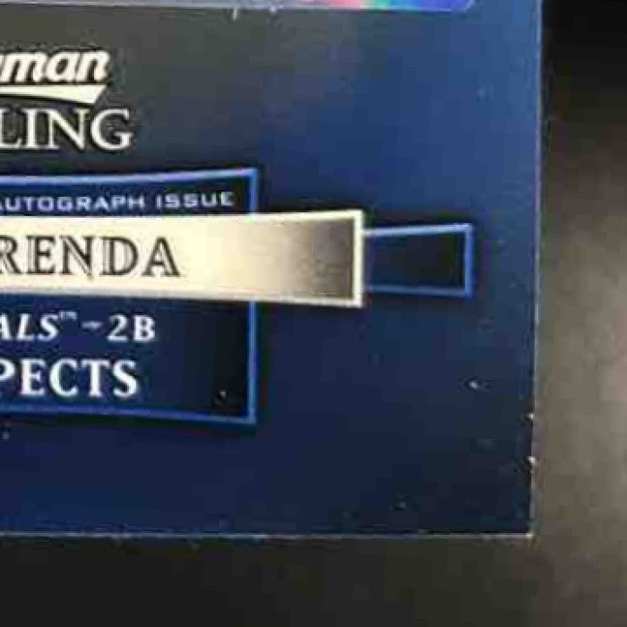 2012 Bowman Sterling Tony Renda Prospect Auto #BSAP-TRE Washington Nationals - Sports Cards