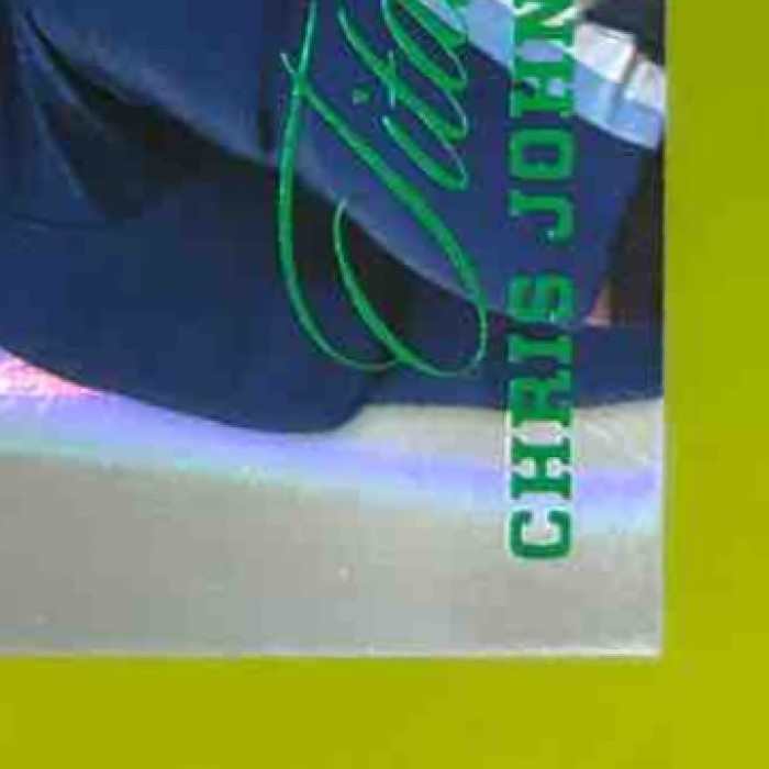 2012 Panini Certified Chris Johnson Mirror Emerald 1/5 #41 Tennessee Titans - Sports Cards