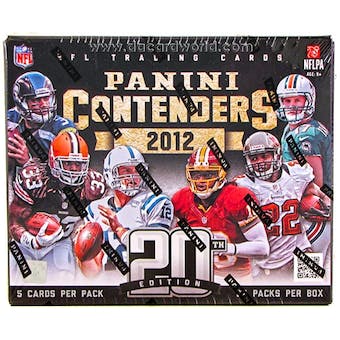 2012 Panini Contenders Football Hobby Box - NFL Hobby