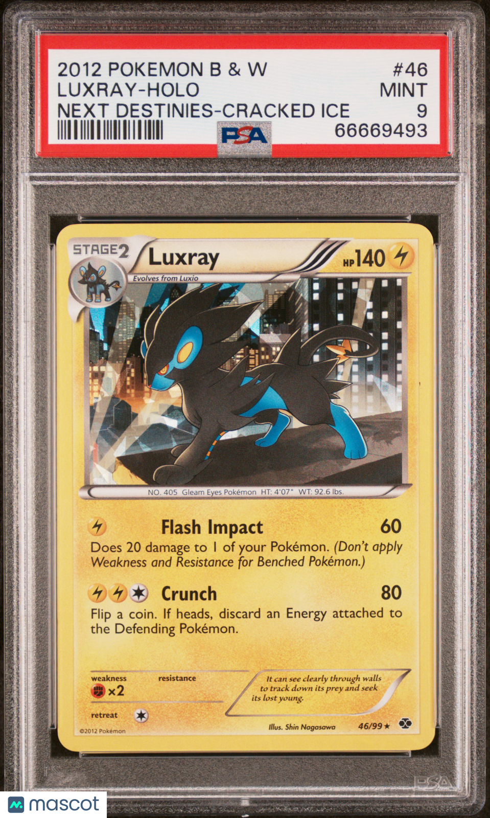 2012 Pokemon Black & White Luxray #46 Next