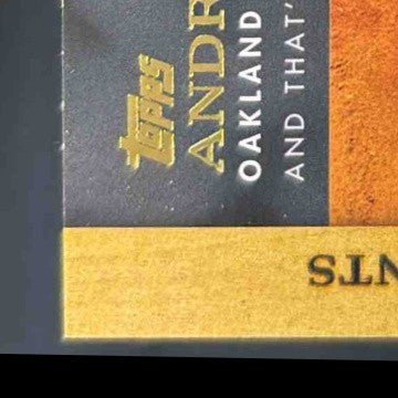 2012 Topps Andrew Carignan Golden Moments Auto #GMA-ACA RC Oakland Athletics - Sports Cards