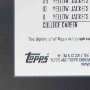 2012 Topps Chrome Stephen Hill Rookie Auto Refractor /178 #175 RC New York Jets - Sports Cards