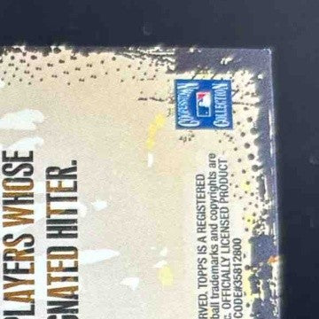 2012 Topps Edgar Martinez Gold Rush Wrapper Redemption #18 Seattle Mariners - Sports Cards