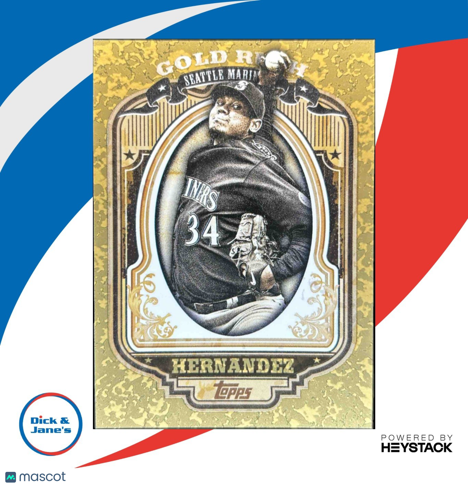 2012 Topps Felix Hernandez Gold Rush Wrapper Redemption #19 Seattle Mariners - Sports Cards