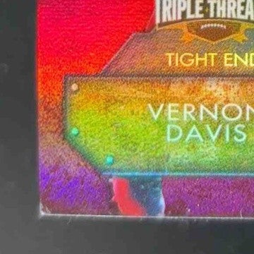 2012 Topps Triple Threads Vernon Davis Relic /36 #TTR-109 San Francisco 49ers - Sports Cards