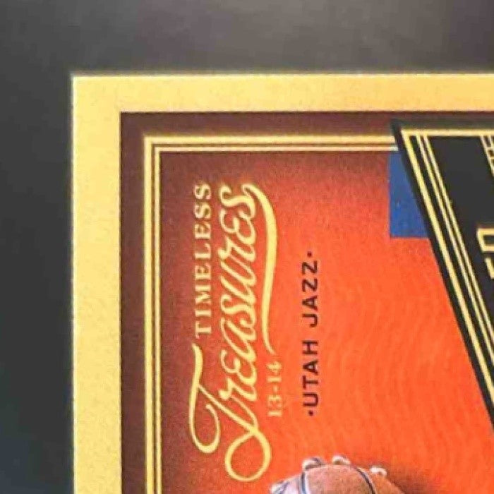 2013-14 Panini Timeless Treasures Karl Malone Treasured Threads MEM Utah Jazz - Sports Cards