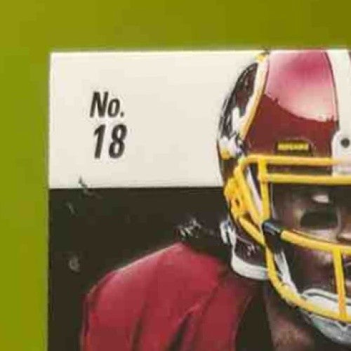 2013 Absolute Robert Griffin III Plates and Patches WORNNN /25 #18 Auto Redskins - Sports Cards