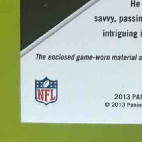 2013 Absolute Robert Griffin III Plates and Patches WORNNN /25 #18 Auto Redskins - Sports Cards