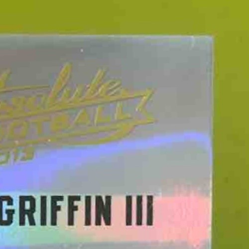 2013 Absolute Robert Griffin III Plates and Patches WORNNN /25 #18 Auto Redskins - Sports Cards