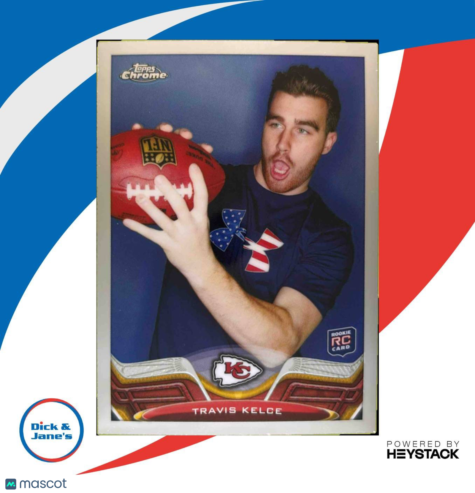 2013 Topps Chrome Travis Kelce #118 Rookie Card Kansas City Chiefs Sports Cards